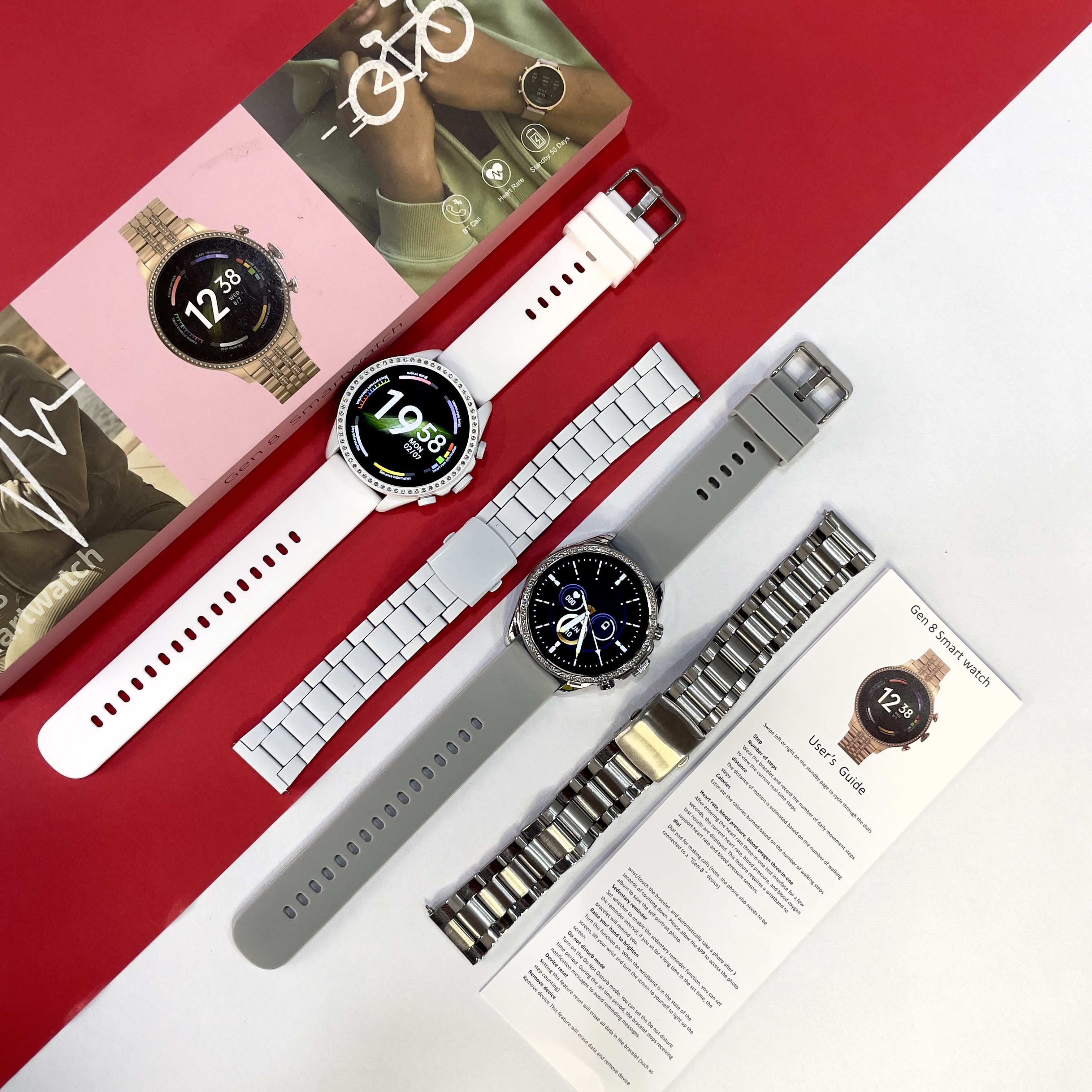FOSSIL GEN - 8 SMARTWATCH WITH 2 BELT 
